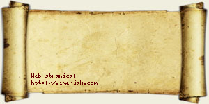 Rade Poljaković vizit kartica